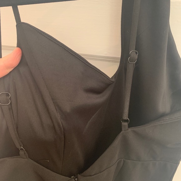 Lulus One Shoulder Black Mermaid Formal Dress, Size XL - Picture 13 of 14